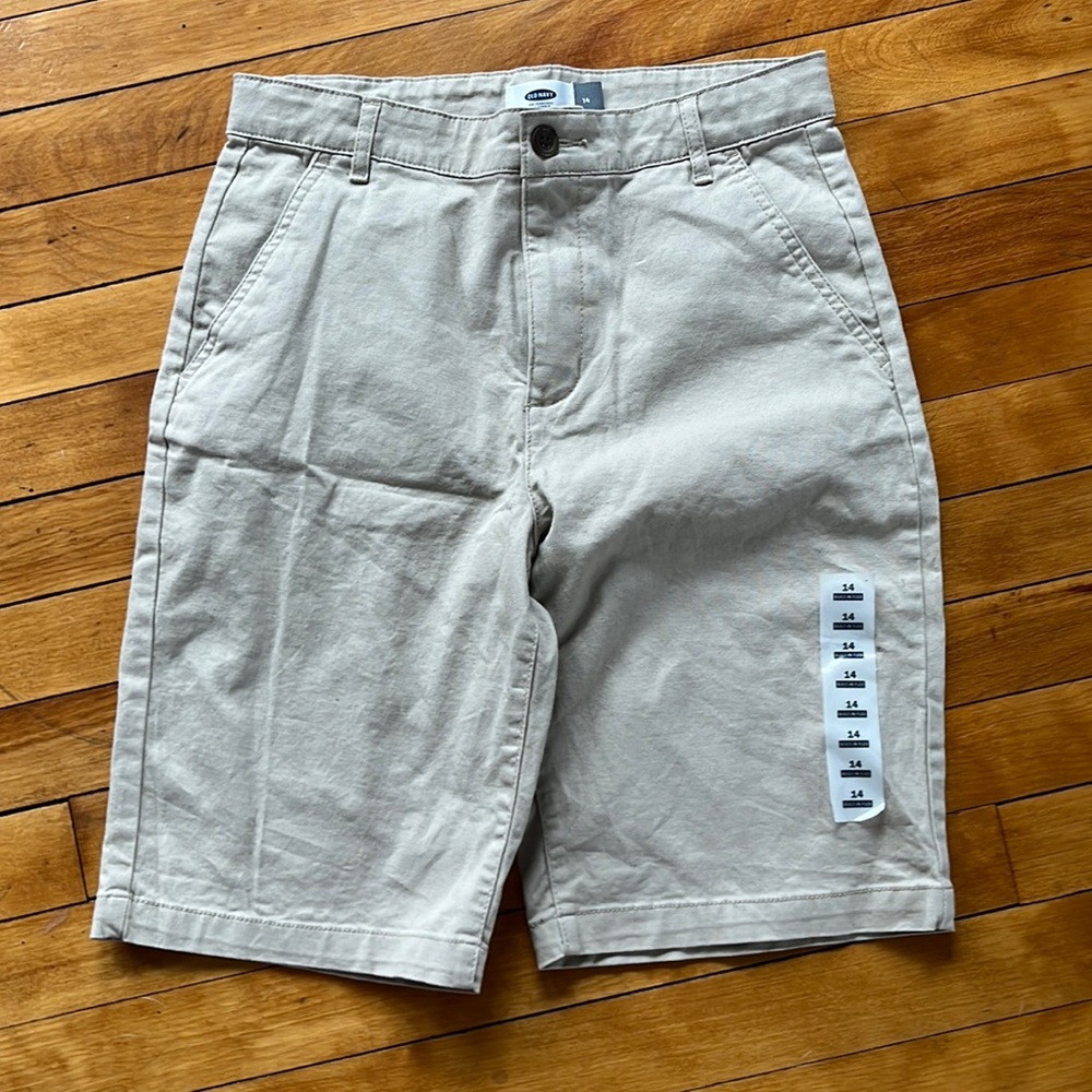 Old Navy Adjustable Boys Khaki Shorts